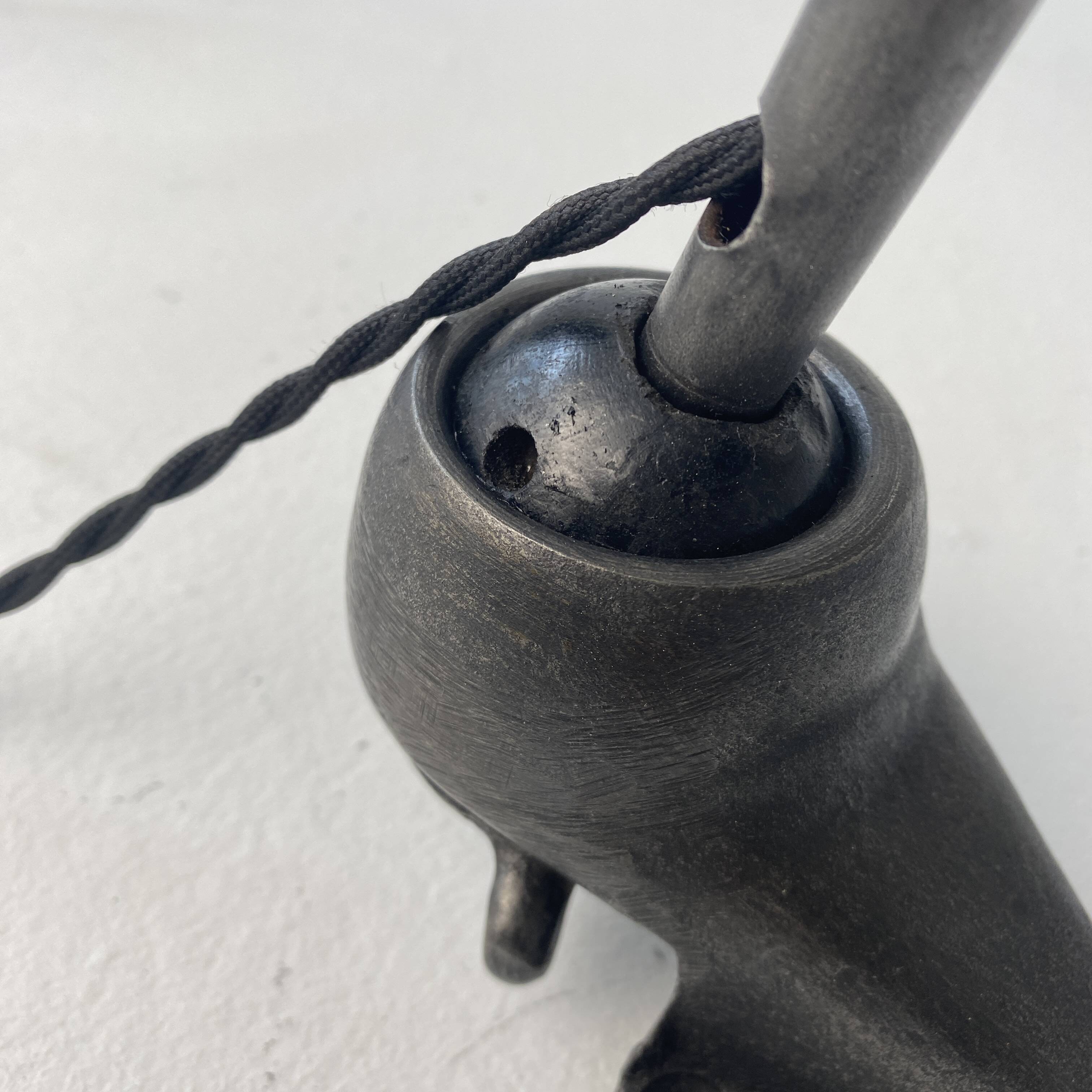 Old industrial wall lamp Gras Ravel No. 202