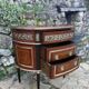 Louis XVI style mahogany and gilded bronze chest of drawers, 20th century