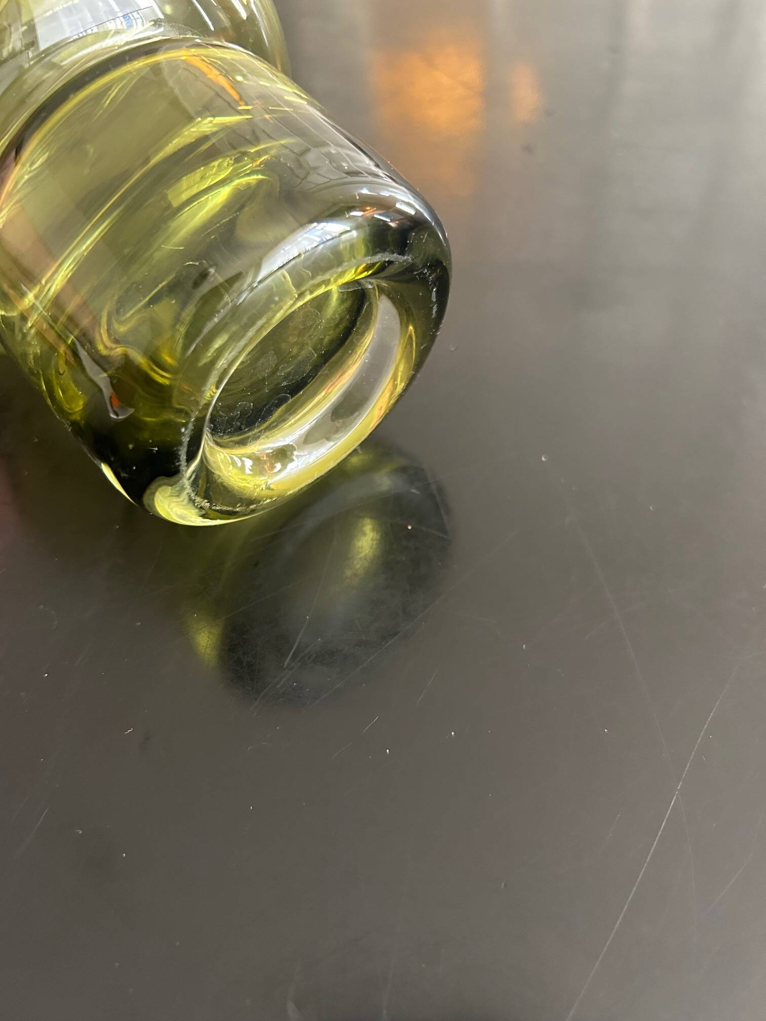 scandinavian glass vase