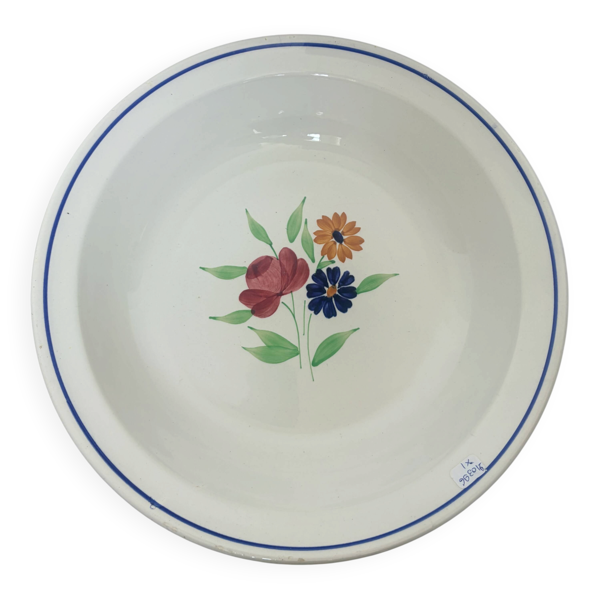Plat de service rond et creux Badonviller 210396