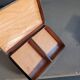 Vintage card game box FFB in genuine leather
