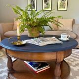 Table basse ronde en bois massif