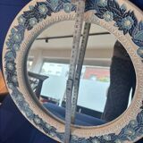 Miroir en céramique floral fait main