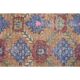 Tapis vintage turc Oushak fait main en laine et coton marron