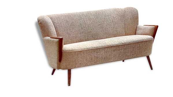 Set 1 canapé sofa scandinave 1 fauteuils Danois années 50 60