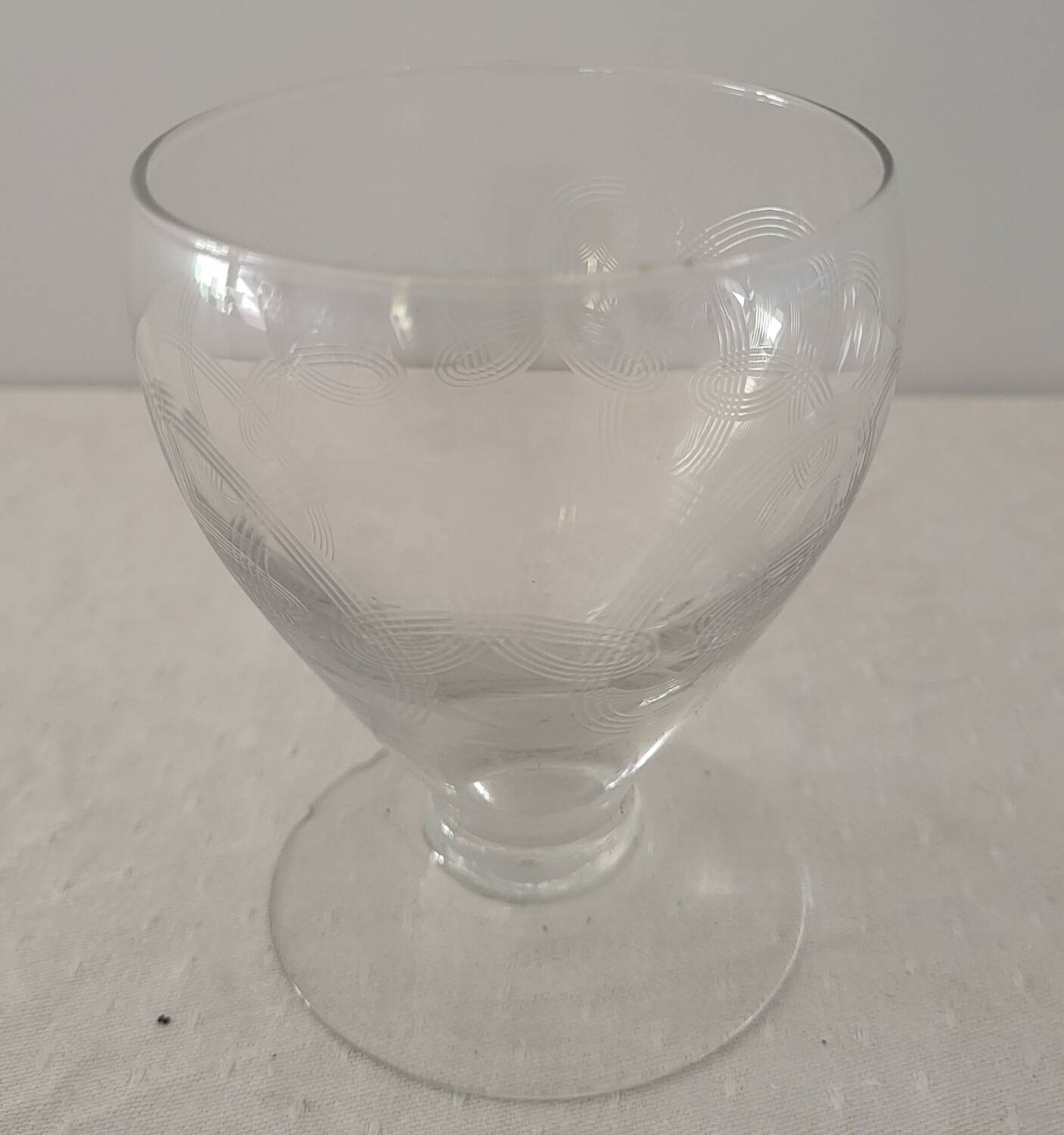 Engraved Crystal Glassware Set