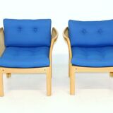Set of 2 armchairs "Plexus", Illum Wikkelsø, Denmark, 1980