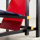 Gerrit Rietveld Red & Blue Chair for Cassina 1918/1970s