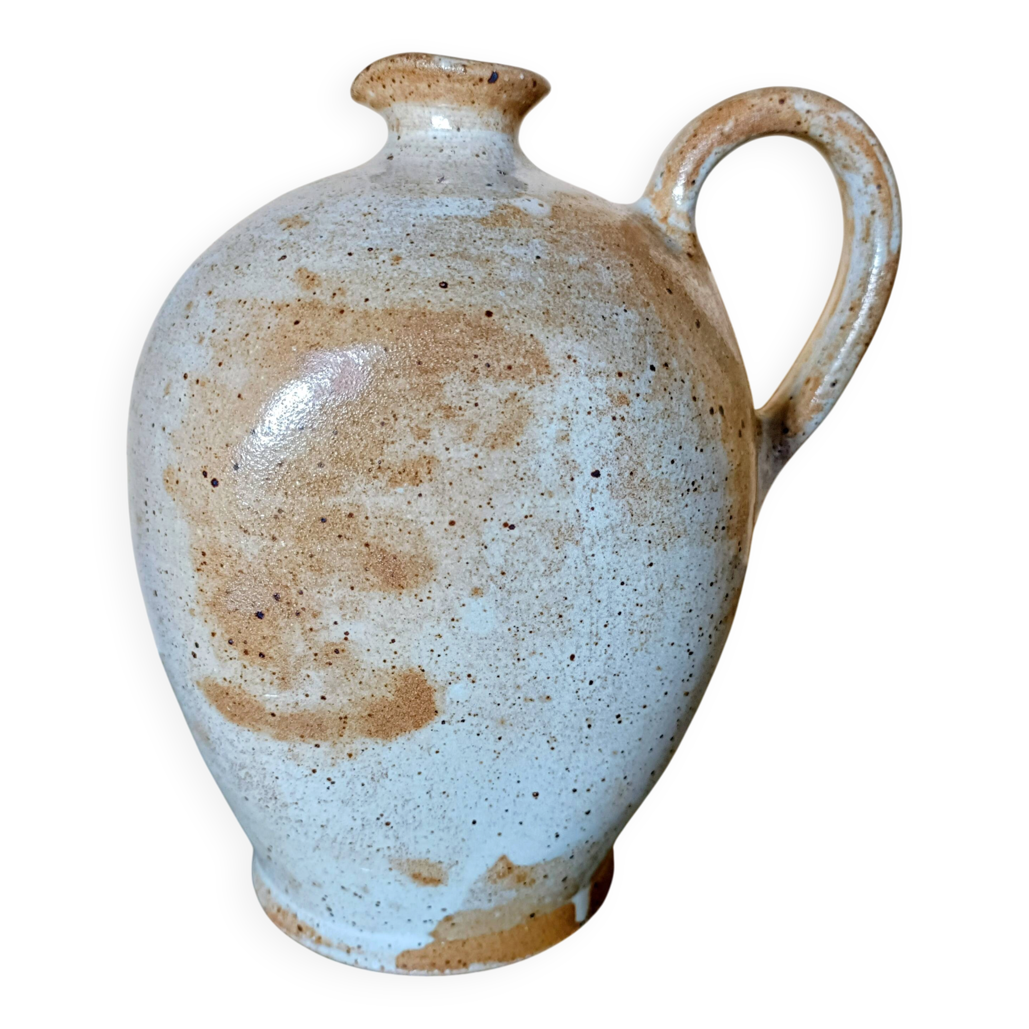 Glazed stoneware jug