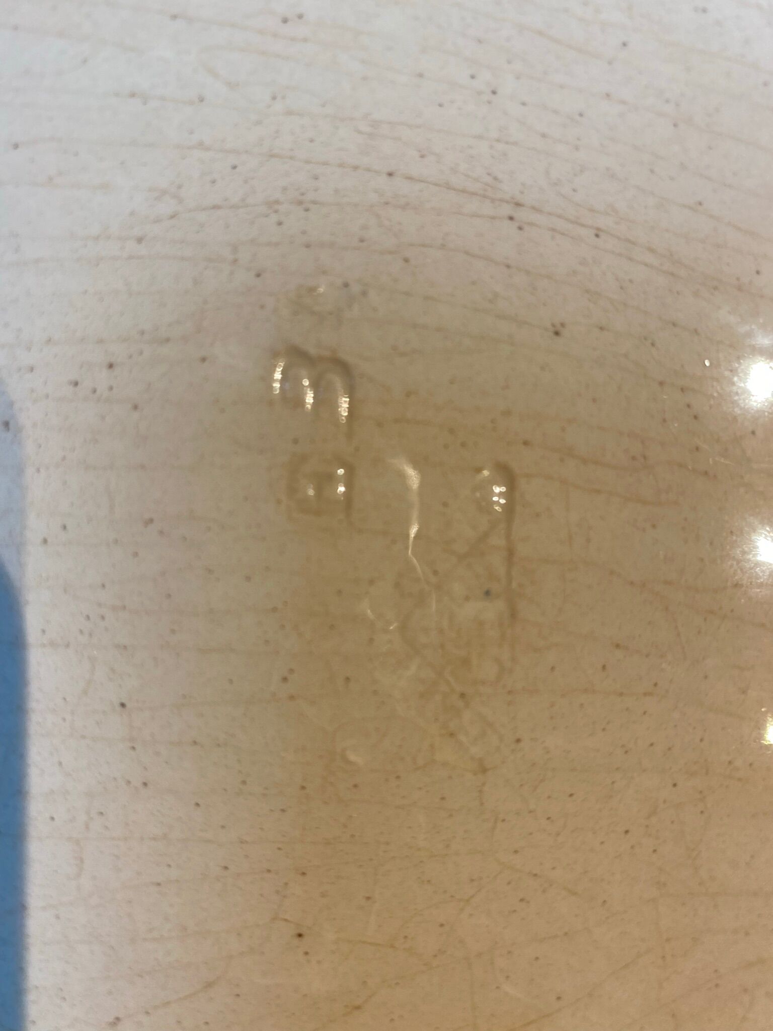 Rectangular dish, Manufacture de Gien model Blue square