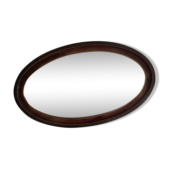 Old oval mirror