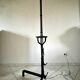 Wrought iron floor lamp landier 19th century