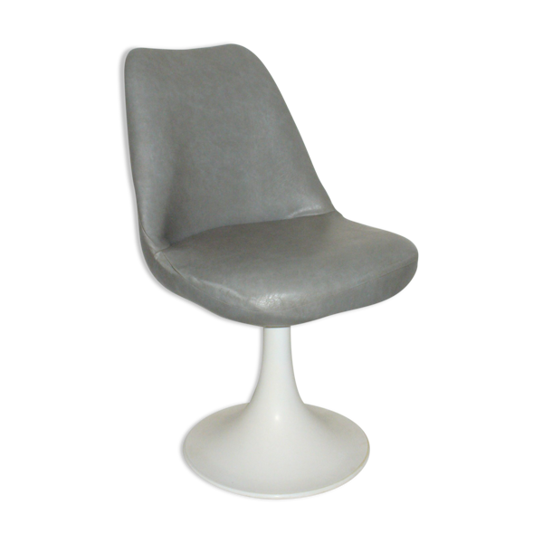 Chaise pied tulipe des années 60 - 70
