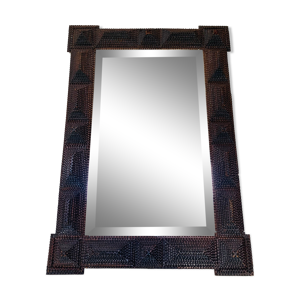 Miroir tramp art art populaire