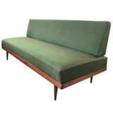 Teak sofa bed, Danish 60-70's