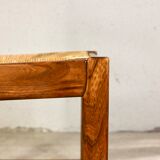 Series of 6 chairs in elm and rope Maison Regain