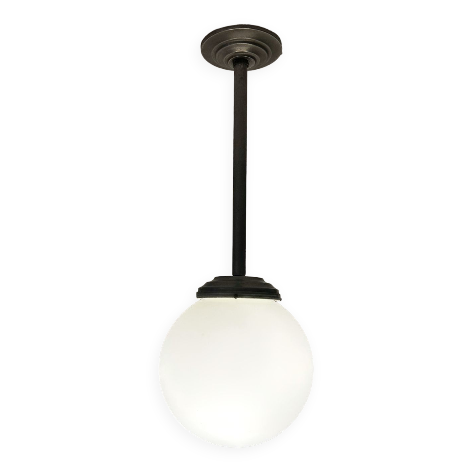 Art Deco opaline chandelier