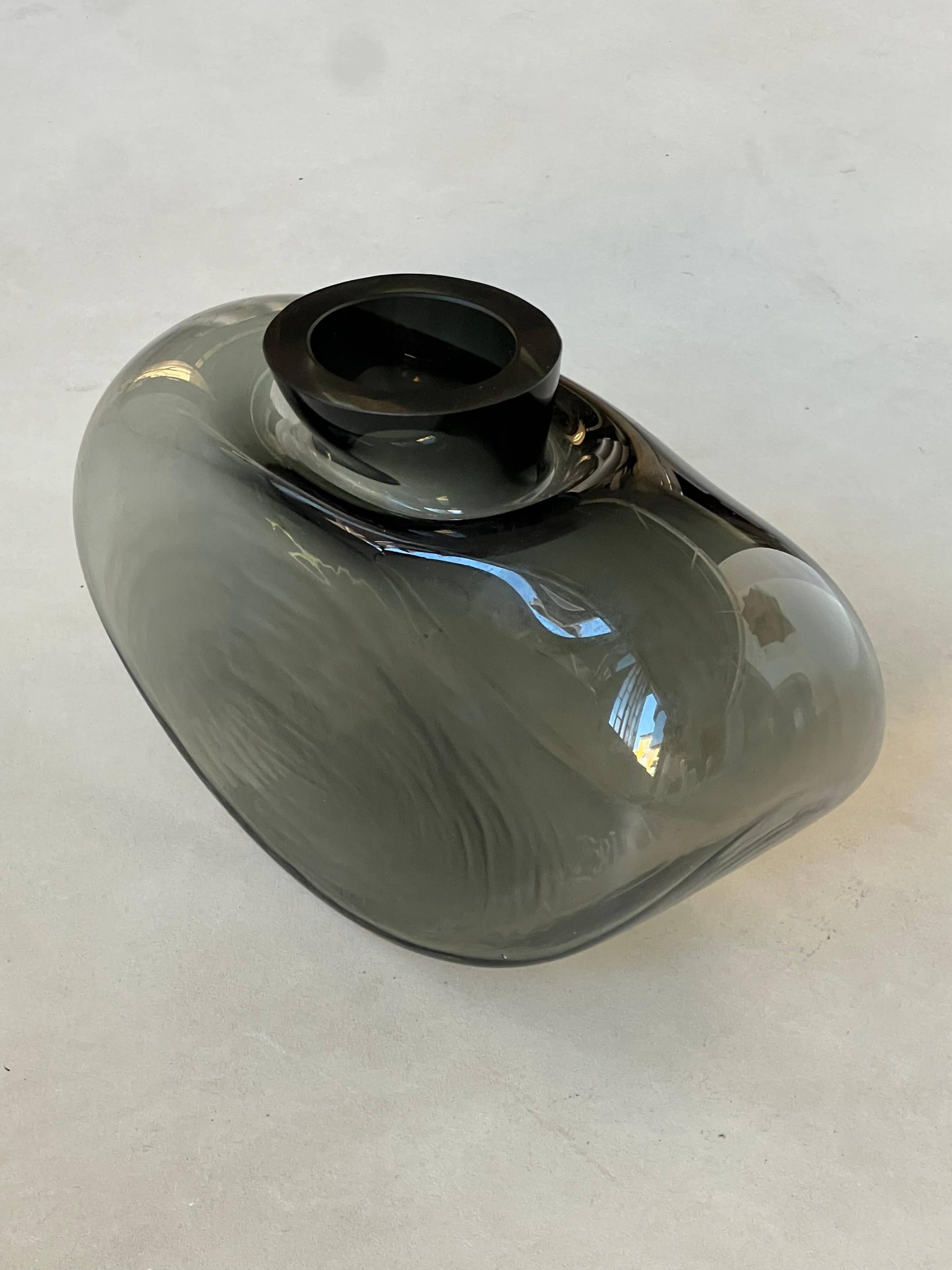 Very rare Glass Vase / Sculpture In murano Glass 1970's