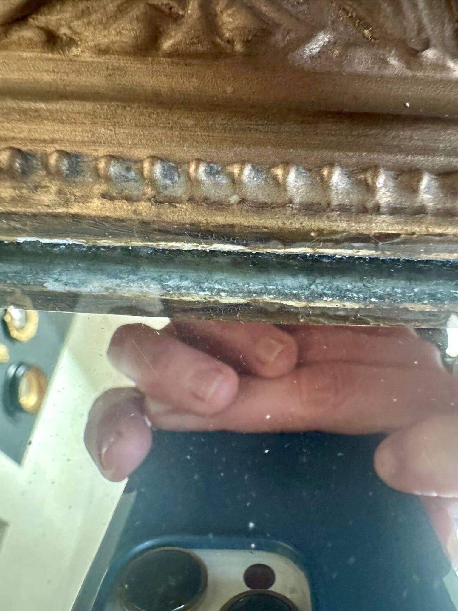 Large 19th century gilded mirror