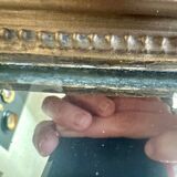 Large 19th century gilded mirror