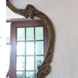 Miroir à encadrement en bronze
