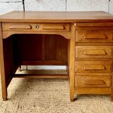 1950s oak desk