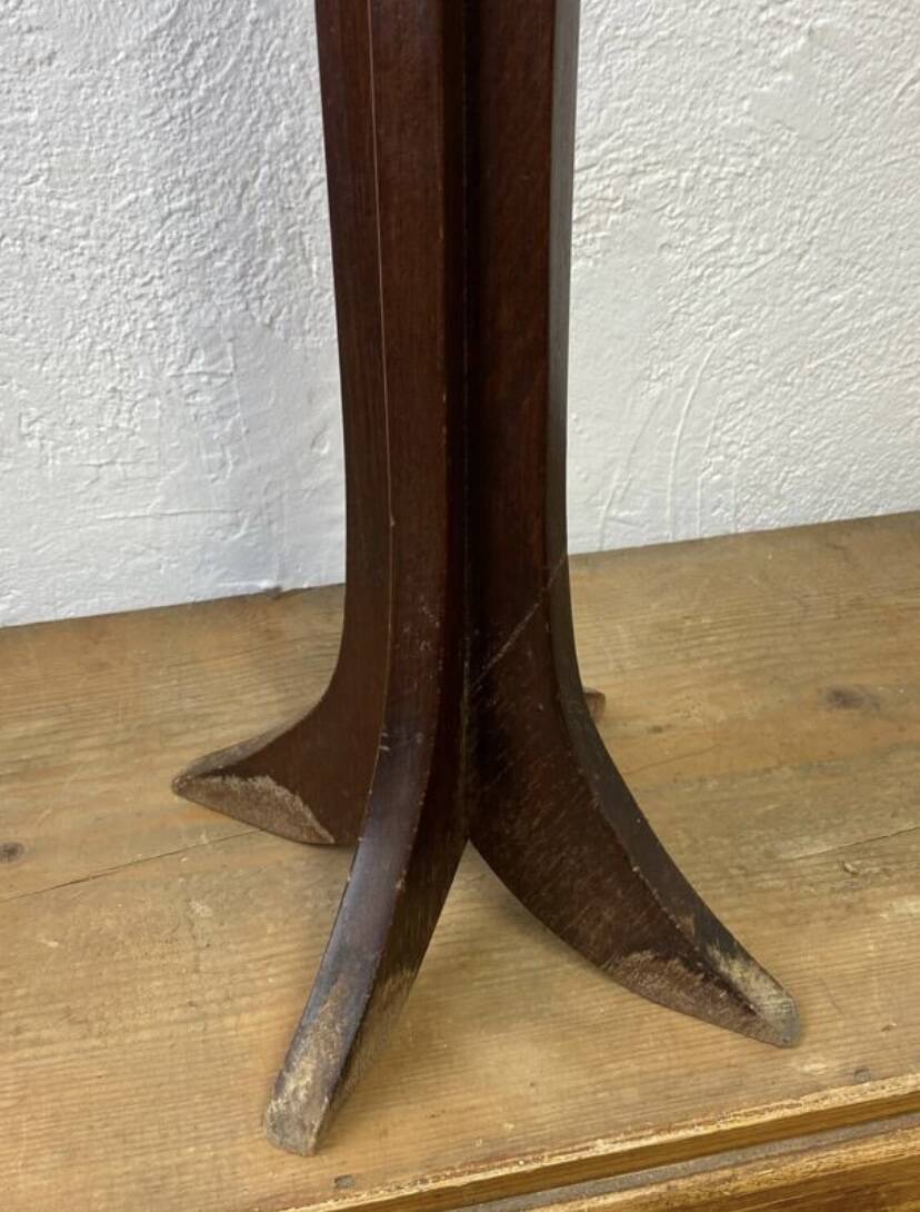Vintage wooden pedestal table
