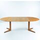 Extendable Oval Teak Dining Table by Danish Brand Dyrlund, 1970s