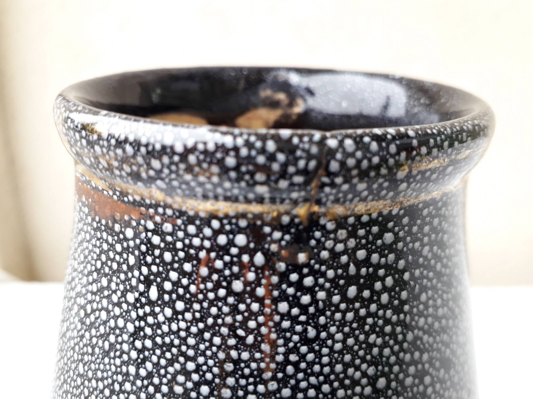 Vase céramique moucheté Forah