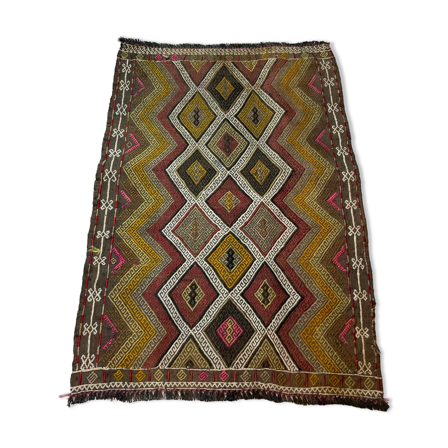 Vintage turkish kilim rug , 78 x 54 cm