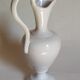 Soliflore with vintage white porcelain handle