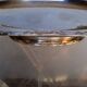 Louis XVI silver plated metal table centerpiece dish
