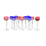 12 St Louis crystal glasses