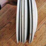 Blue Badonviller retro plates