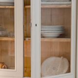 Vintage wooden dresser - linen colors