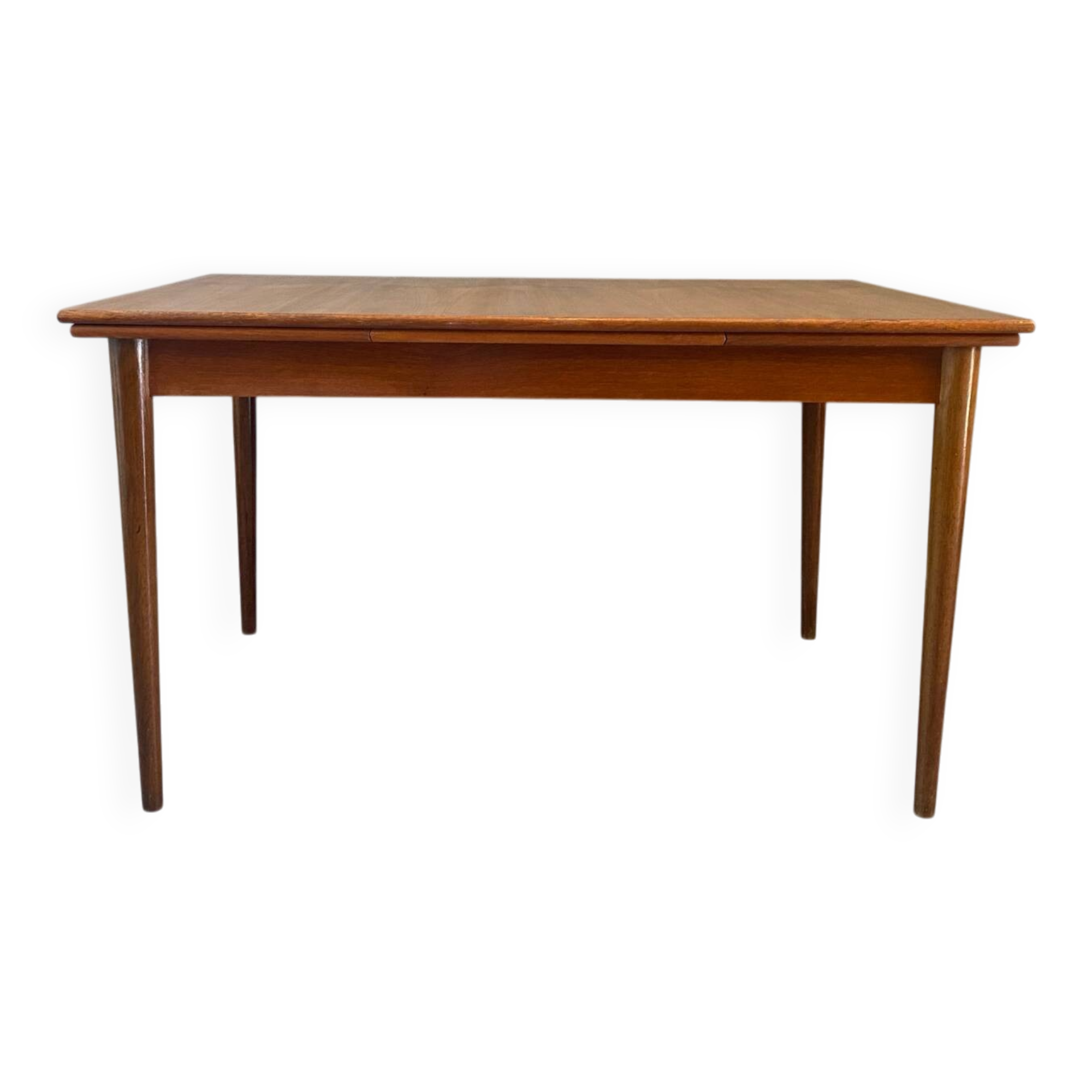 Vintage teak table with extensions