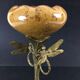 Art Nouveau Cup in Bronze & Porcelain