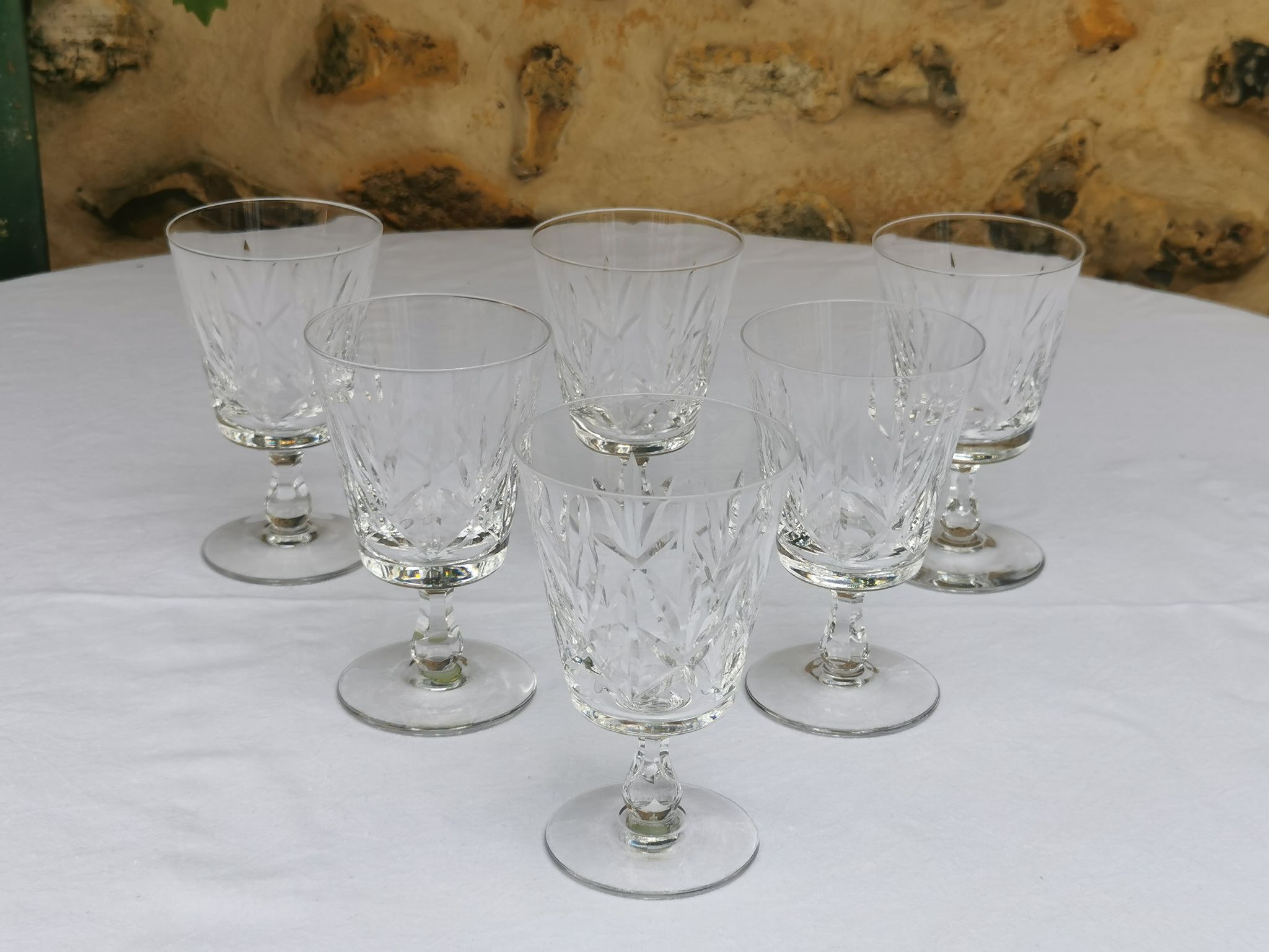 Service verres et carafes en cristal
