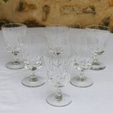 Service crystal glasses and decanters