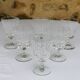 Service crystal glasses and decanters