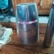 Pair of enamelled modernist vases