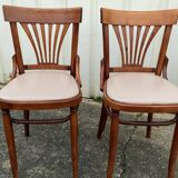 Pair of old bistro chairs