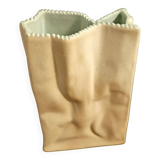 Paper Bag Ceramic Vase by Tapio Wirkkala for Rosenthal