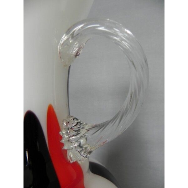 Pitcher vintage glass with handle