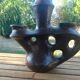 Brutalist ceramic candelabrum.
