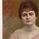 Portrait of a woman, oil on canvas