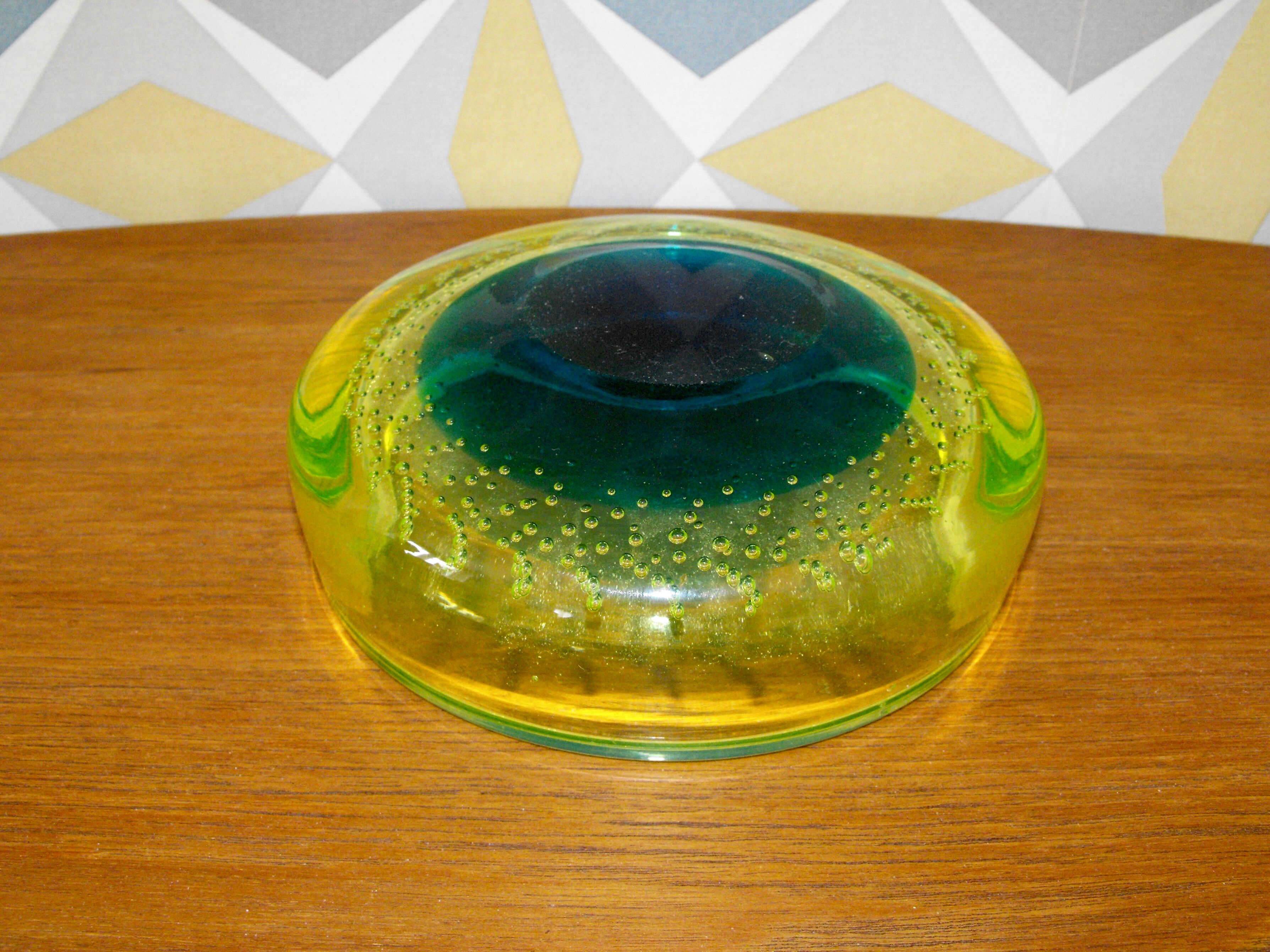 Trinket bowl Murano Flavio Poli Sommerso 70