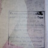 Affiche cirque Pinder 1960s