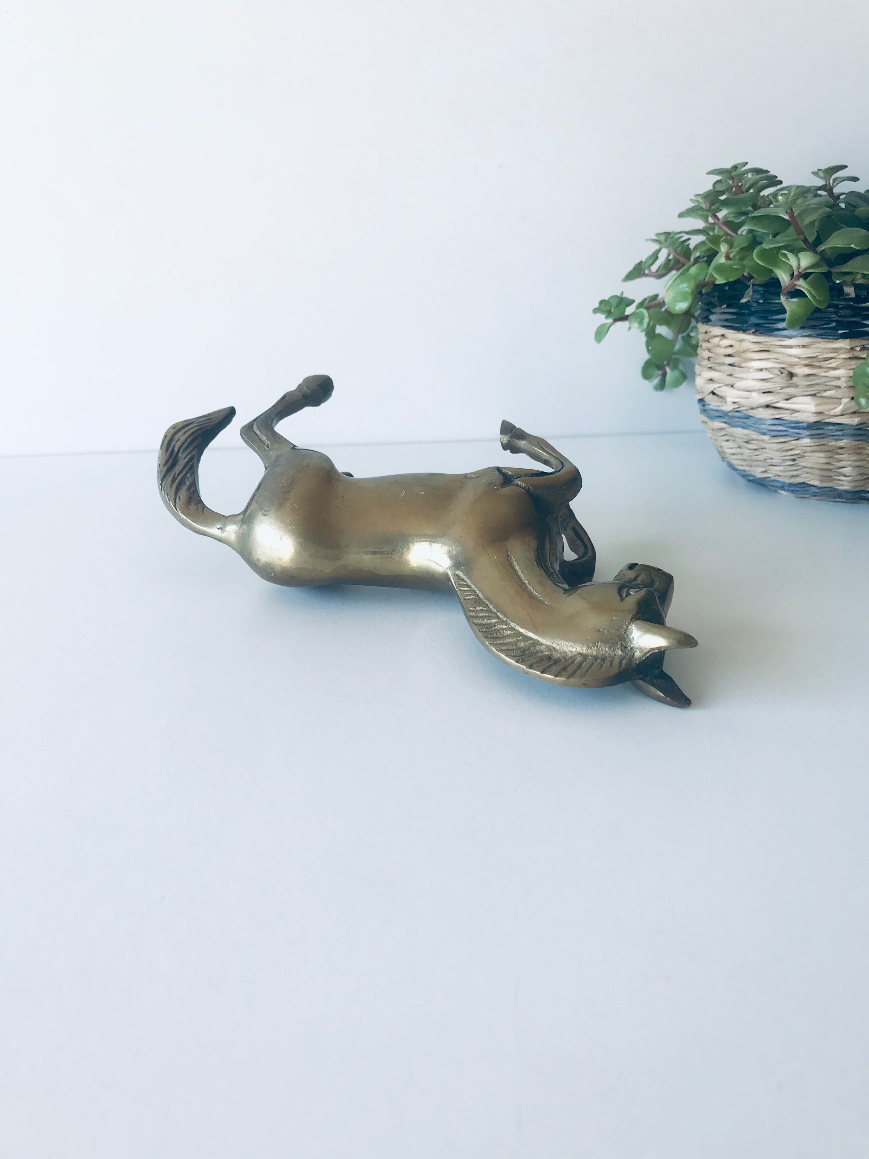 Brass horse
