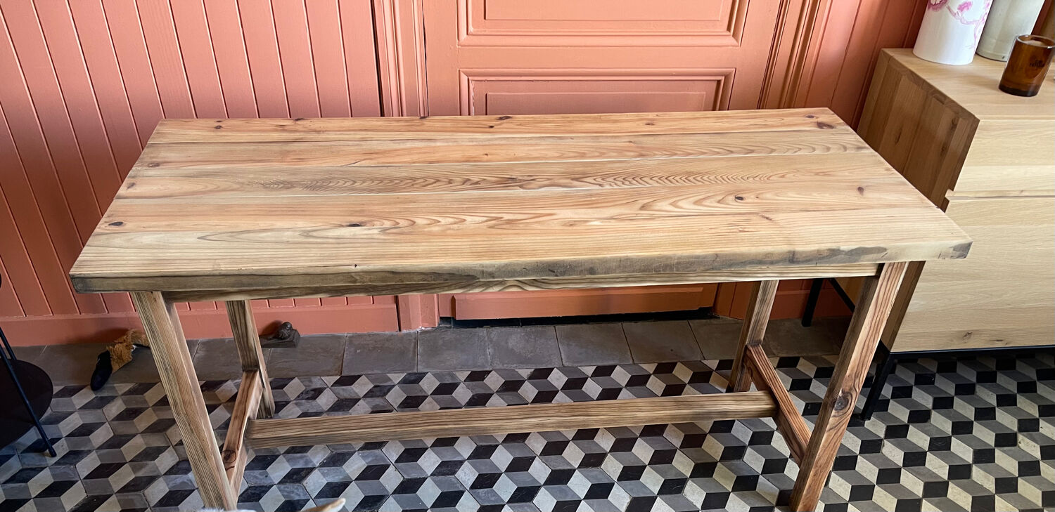Renovated farmhouse table